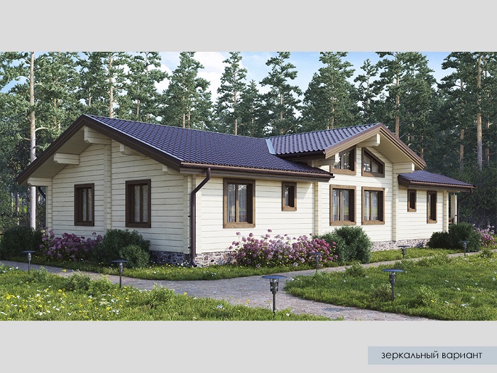 Дом из профилированного бруса под ключ - ДБ-121 6