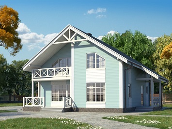 Каркасный дом КД-164 Каркасный дом КД-164